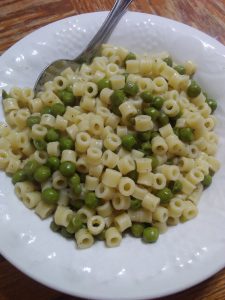 Easy Pasta and Peas