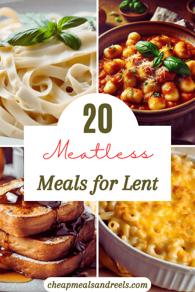 meatless meals for Lent